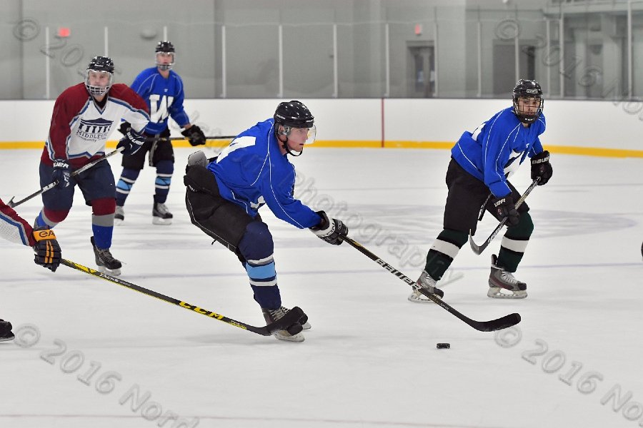 Wheaton College Men\'s Ice Hockey vs Middlesex Community College. - Photo By: KEITH NORDSTROM